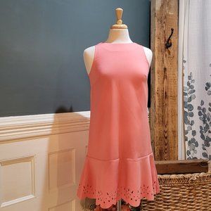 Ann Taylor Loft Laser Cut Hem Dress